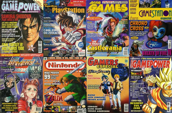 Video game magazines from Brazil